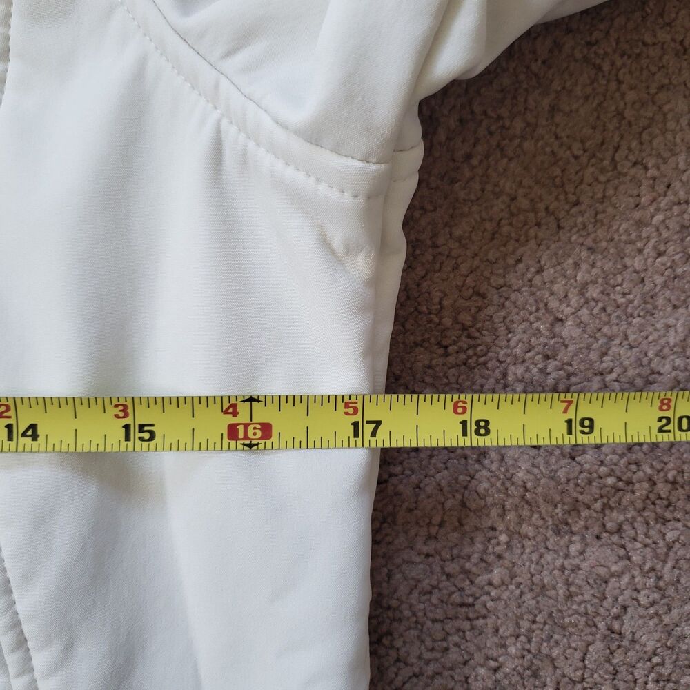 Spyder Women’s Softshell Jacket Water Resistant Terry Fleece Lined White Size S - Picture 9 of 10